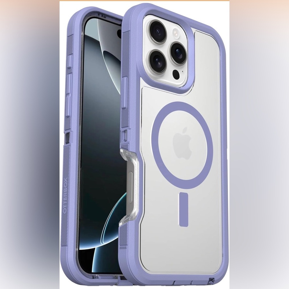 OtterBox iPhone 16 Pro Max Defender Series XT Clear Case - Denver Dusk Clear - Picture 3 of 8